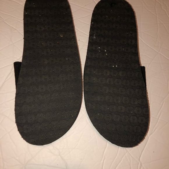 LL bean women black slip on slides sandals 9 - Picture 3 of 5